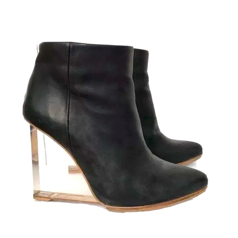 Maison Martin Margiela for H&M transparent leather booties BRAND NEW